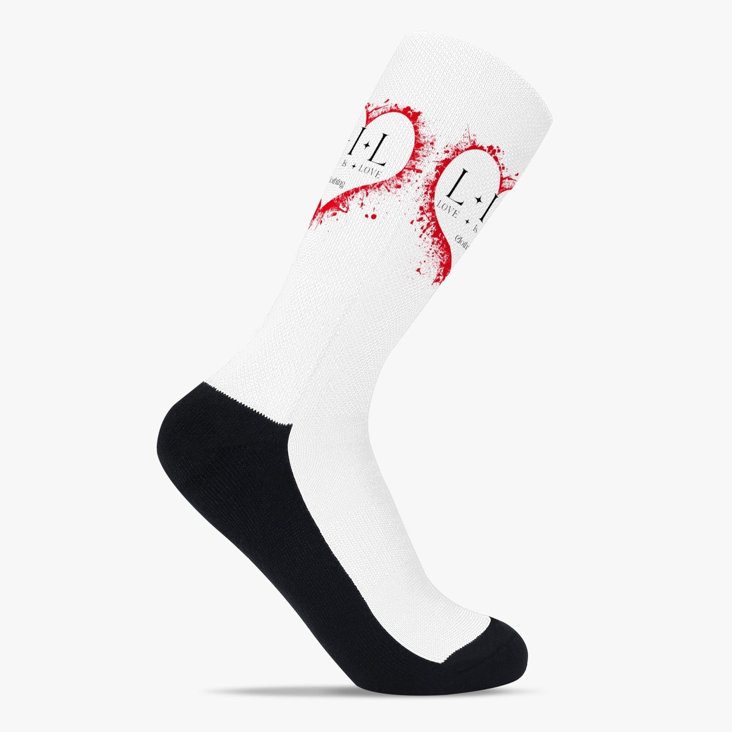 Love Is Love Logo Reinforced Sports Socks