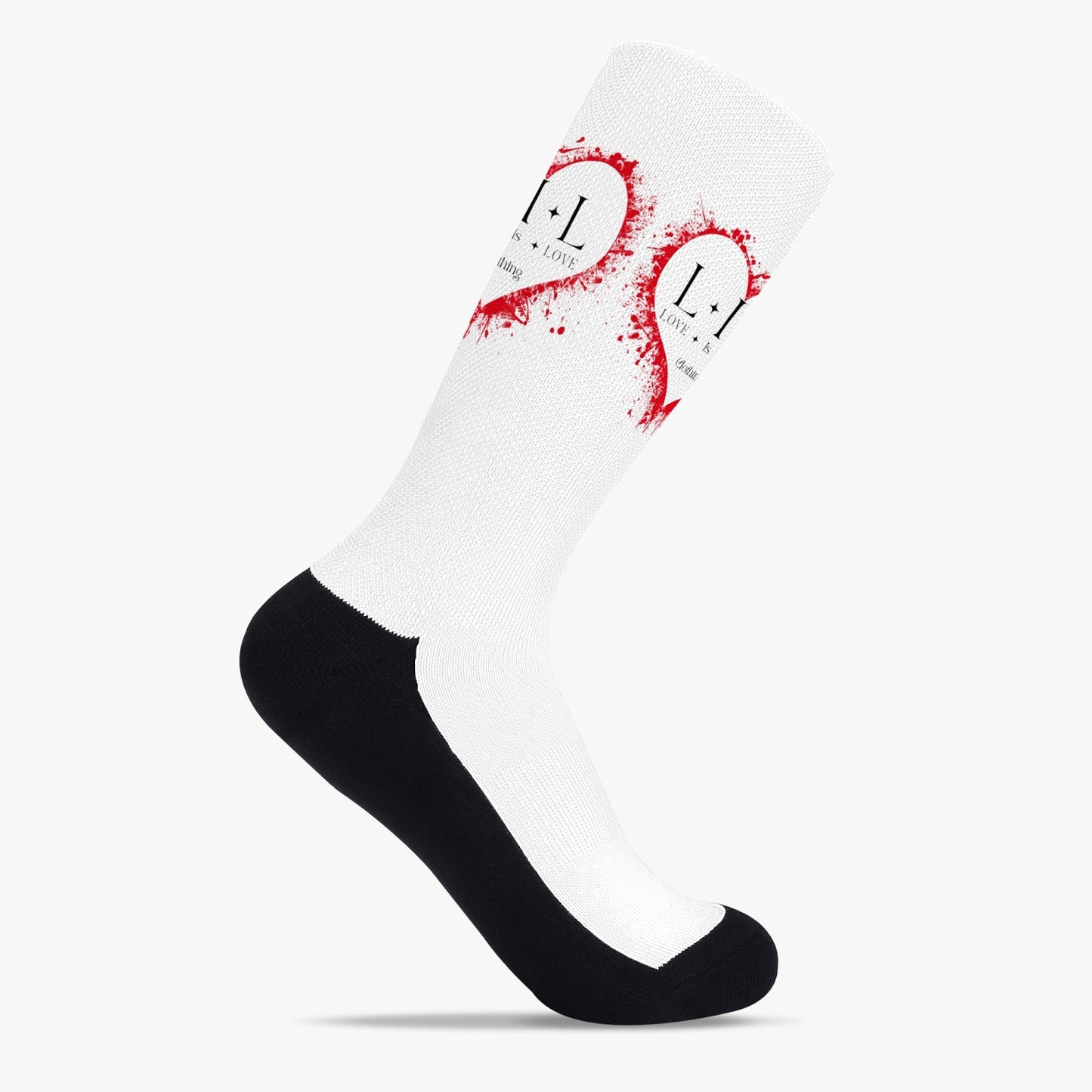 Love Is Love Logo Reinforced Sports Socks