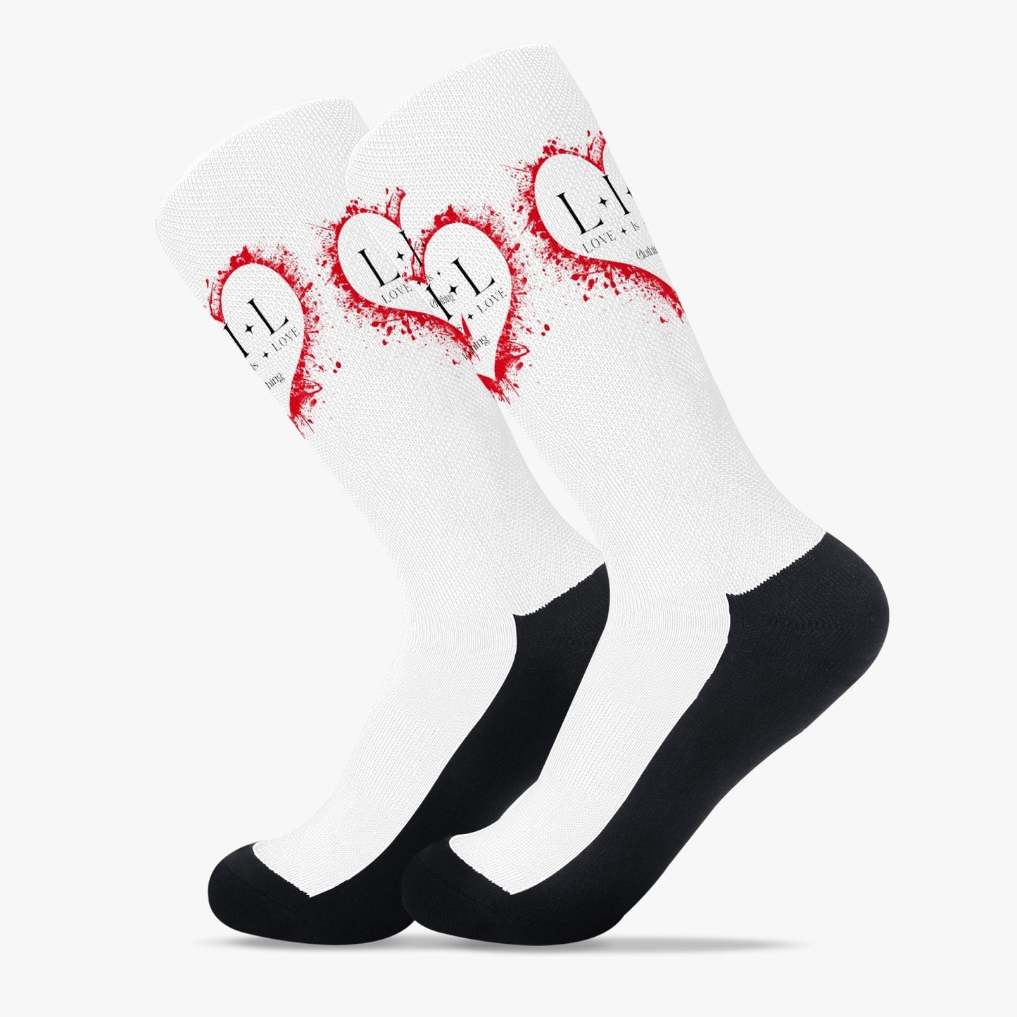 Love Is Love Logo Reinforced Sports Socks