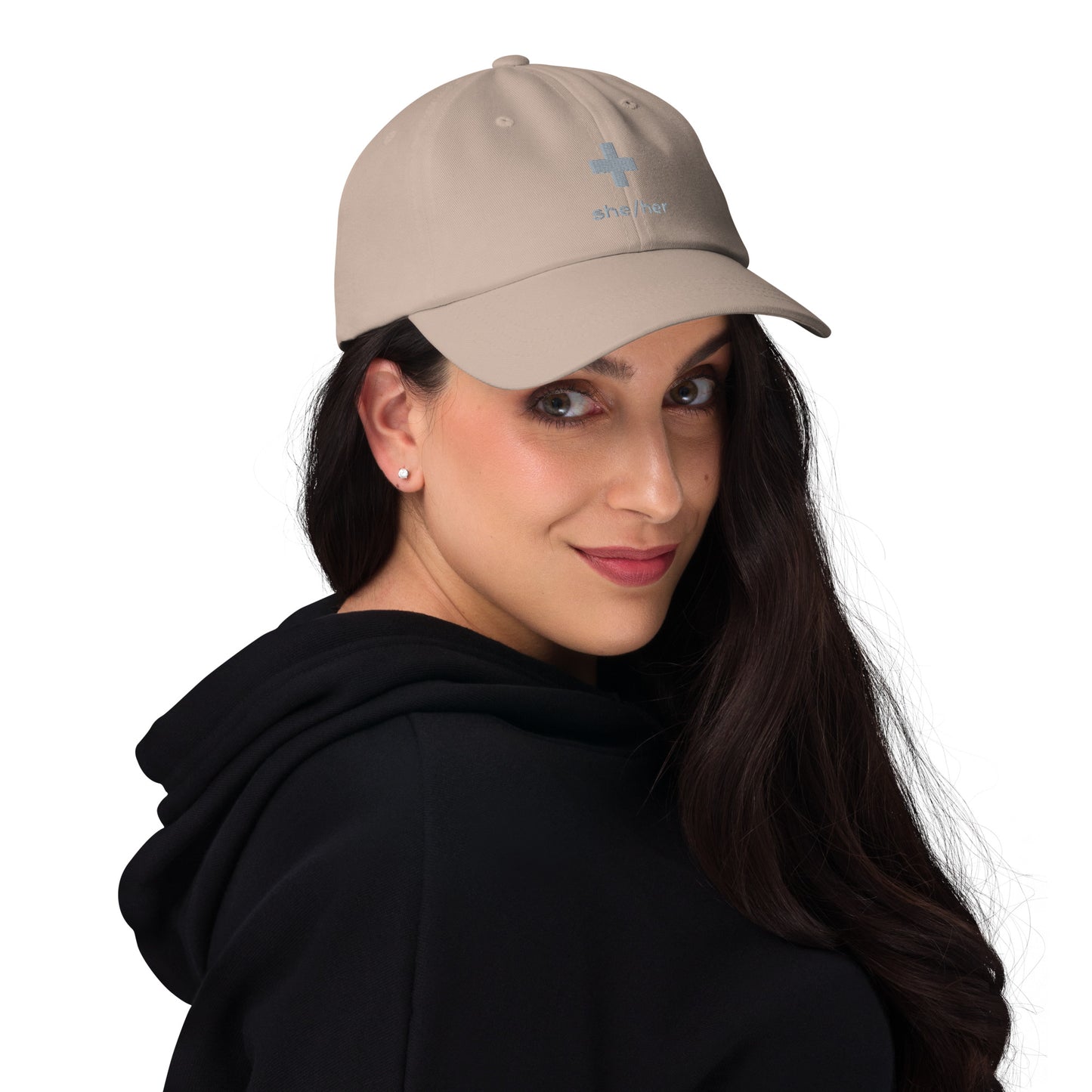 + Brand she/her Pronouns Hat - Various Colours