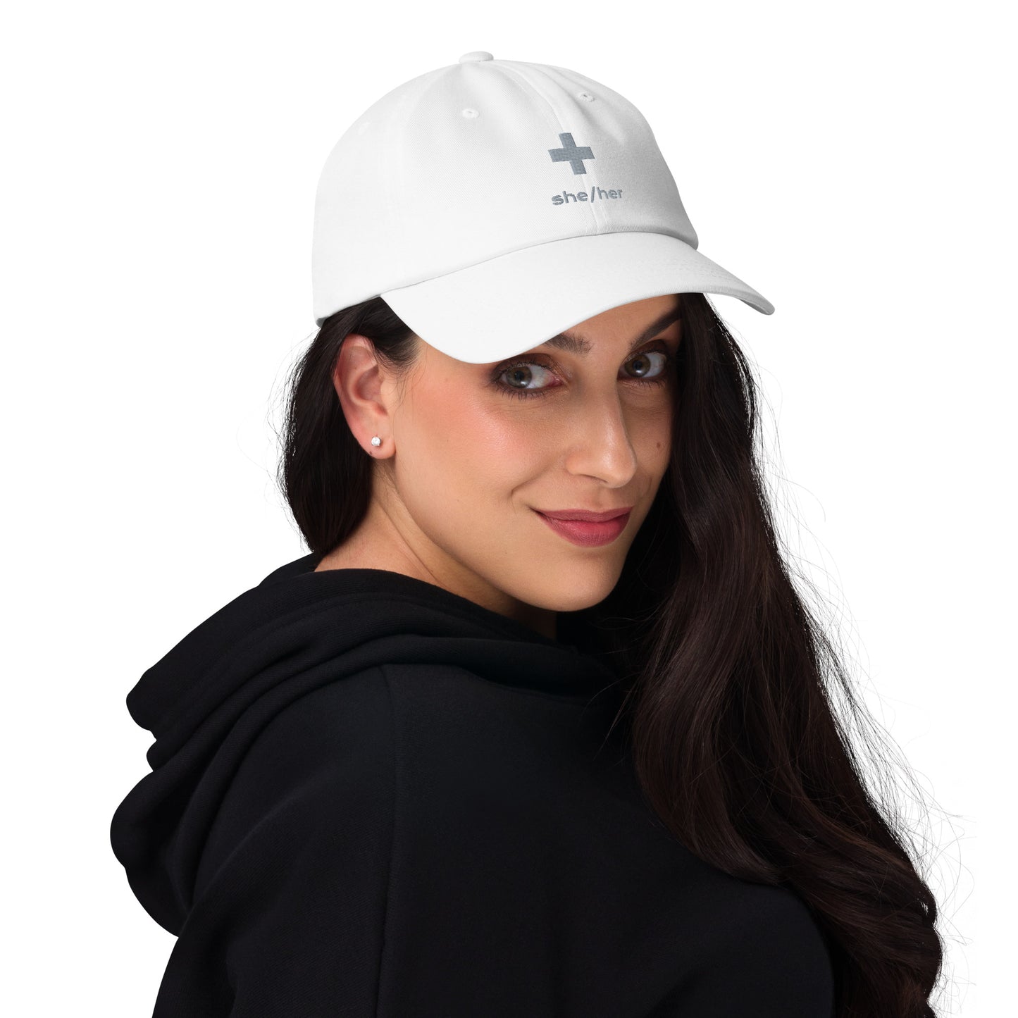 + Brand she/her Pronouns Hat - Various Colours