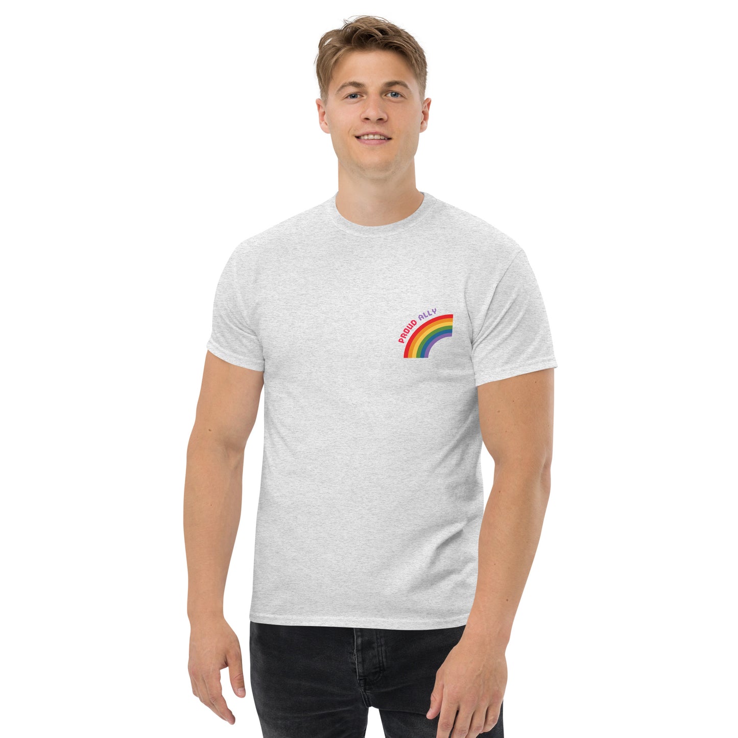 Proud Ally Small Logo Unisex Classic Tee