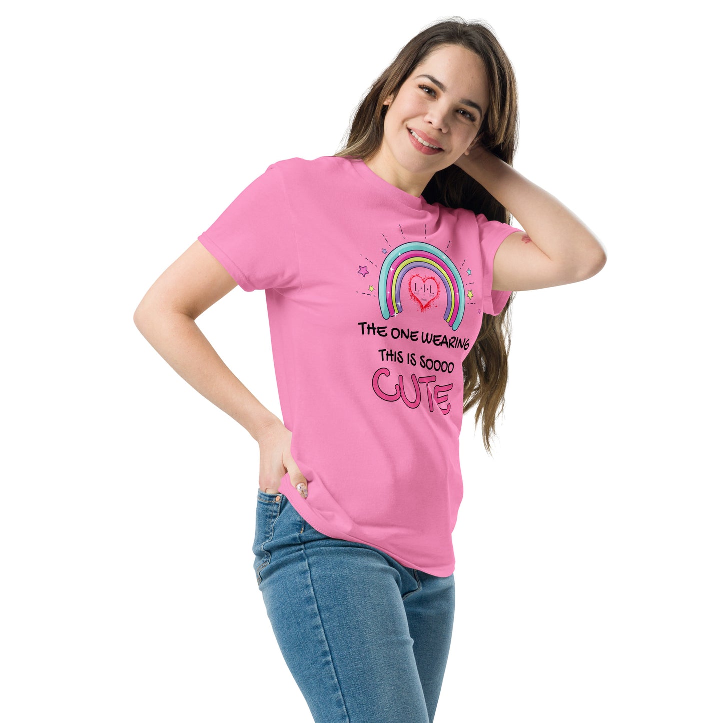 The One Wearing This Is Cute Unisex Classic Tee