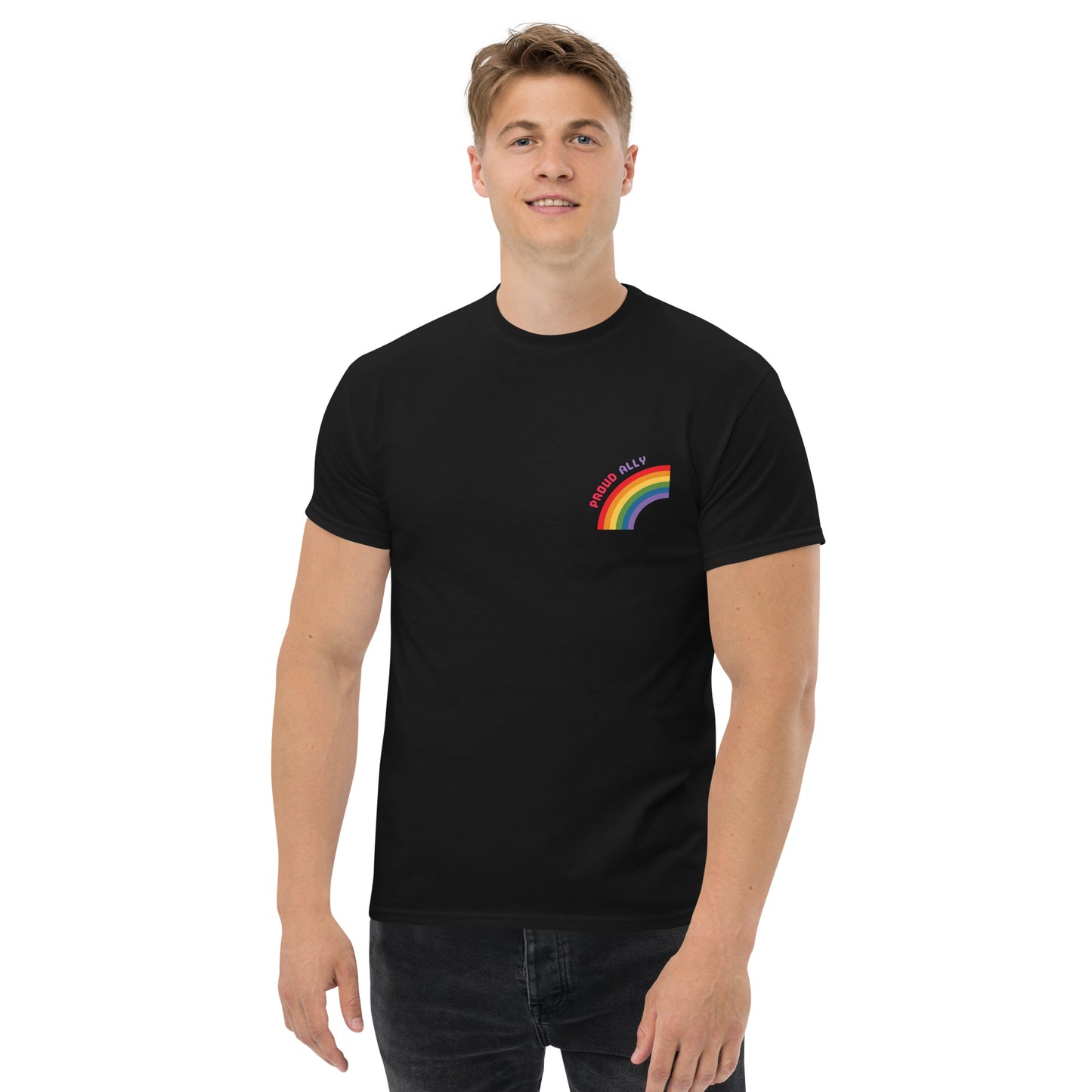 Proud Ally Small Logo Unisex Classic Tee