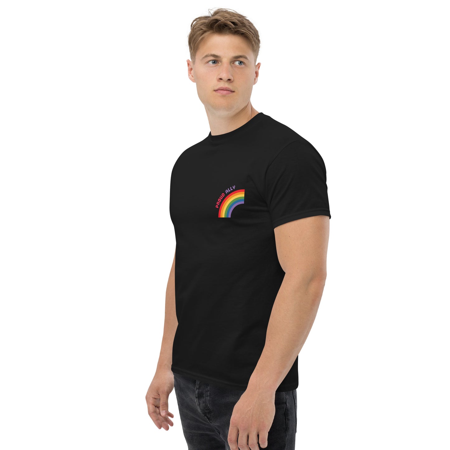 Proud Ally Small Logo Unisex Classic Tee