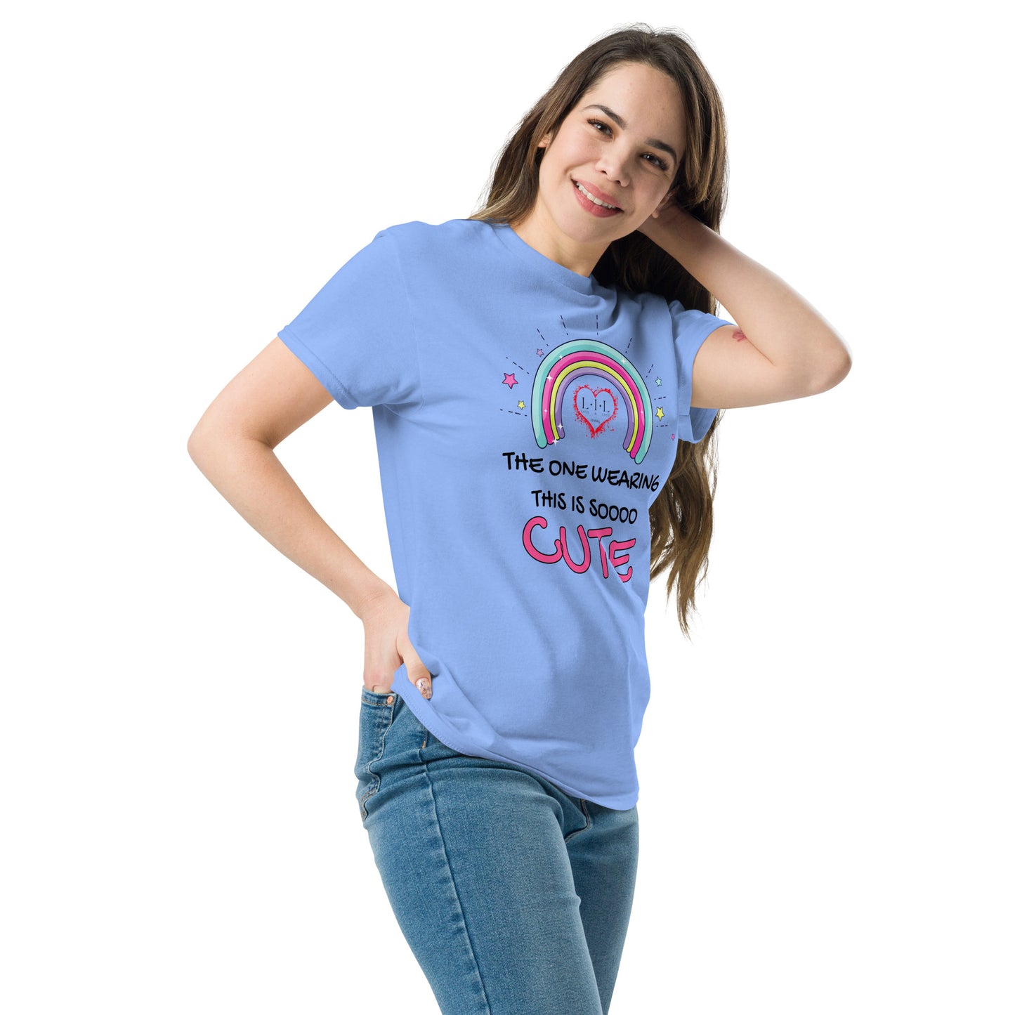 The One Wearing This Is Cute Unisex Classic Tee