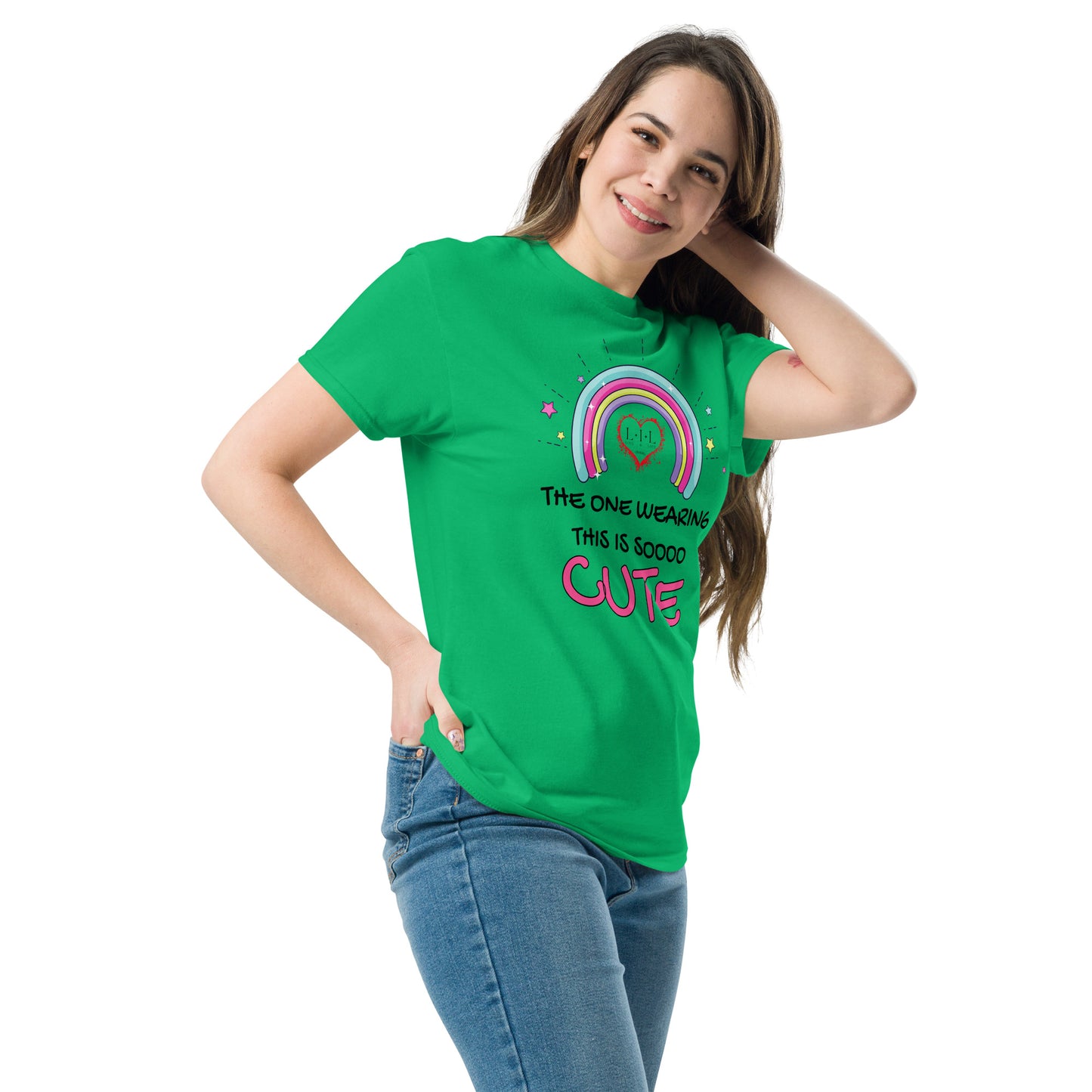 The One Wearing This Is Cute Unisex Classic Tee