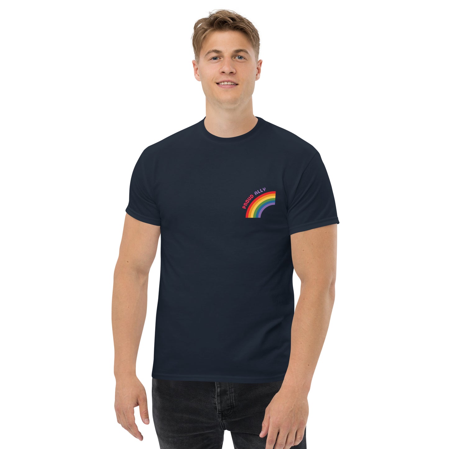 Proud Ally Small Logo Unisex Classic Tee