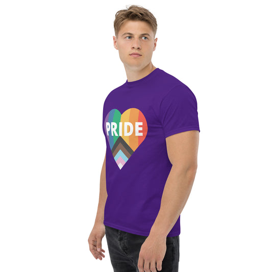 Pride Flag Heart Unisex Classic Tee