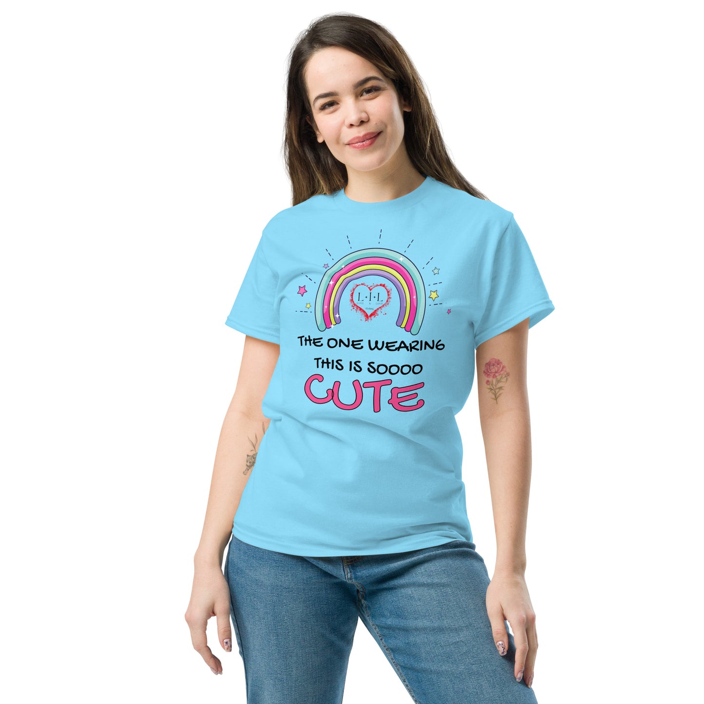 The One Wearing This Is Cute Unisex Classic Tee