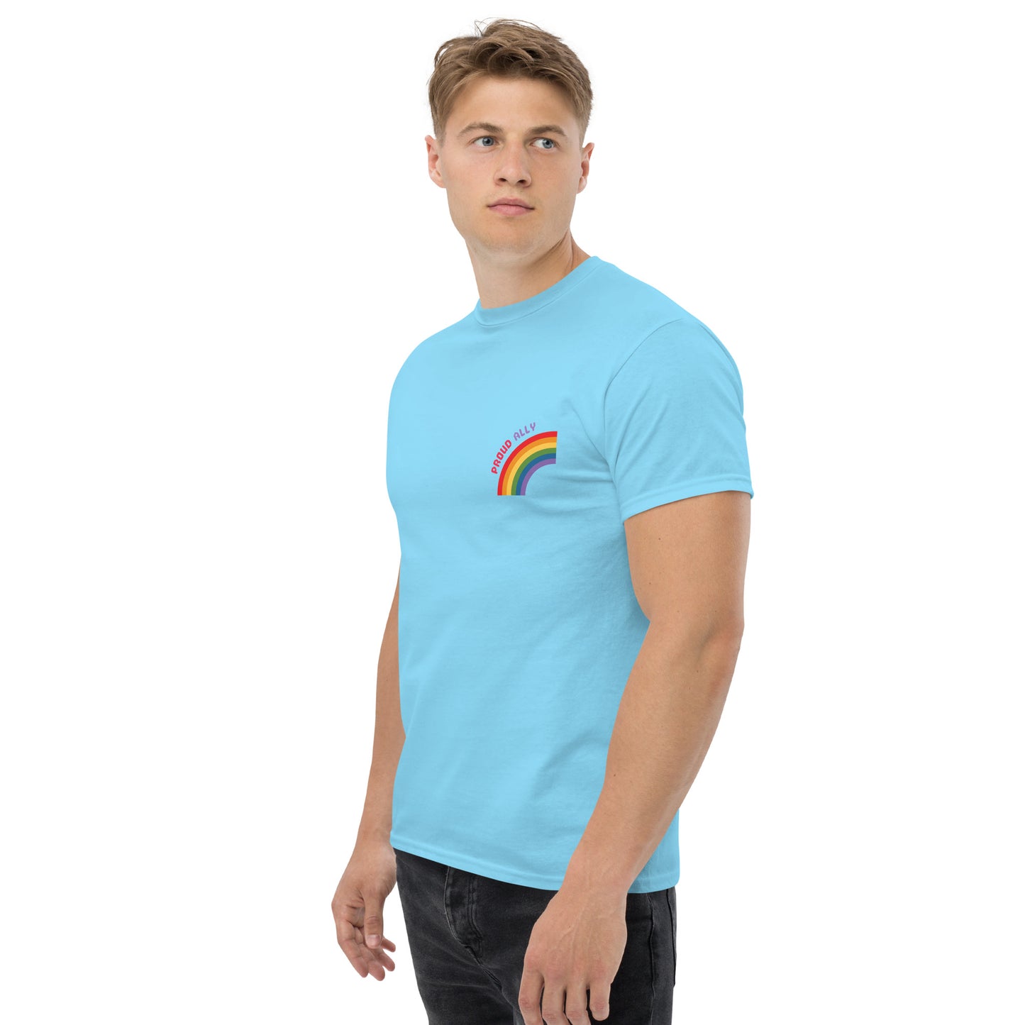 Proud Ally Small Logo Unisex Classic Tee