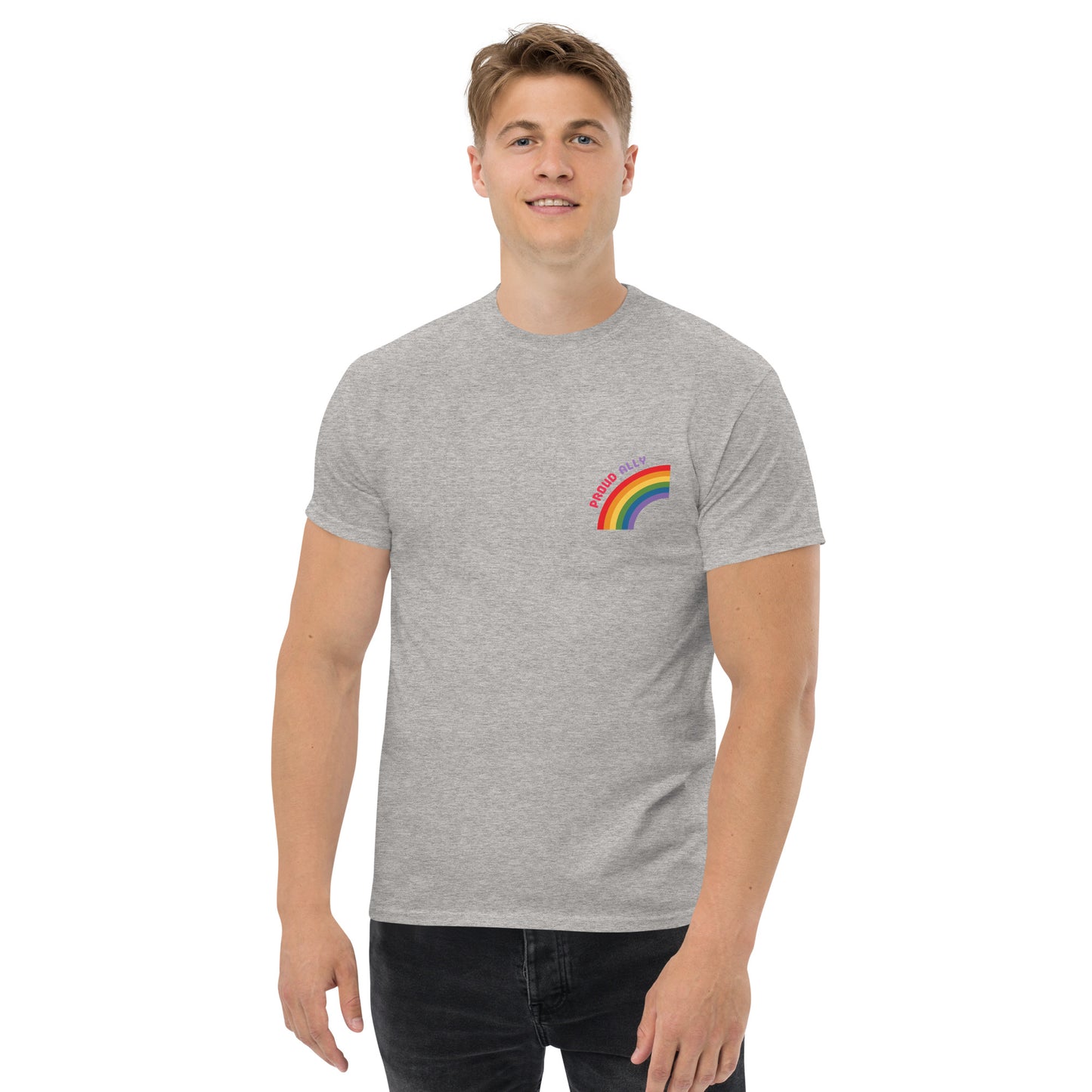 Proud Ally Small Logo Unisex Classic Tee