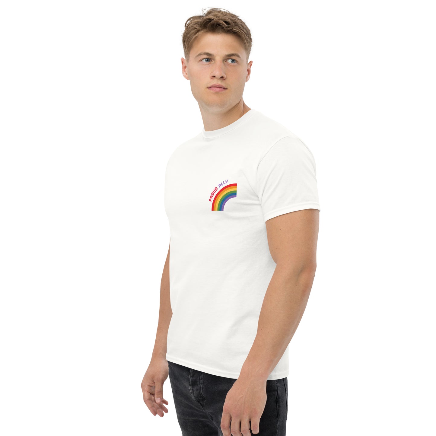 Proud Ally Small Logo Unisex Classic Tee