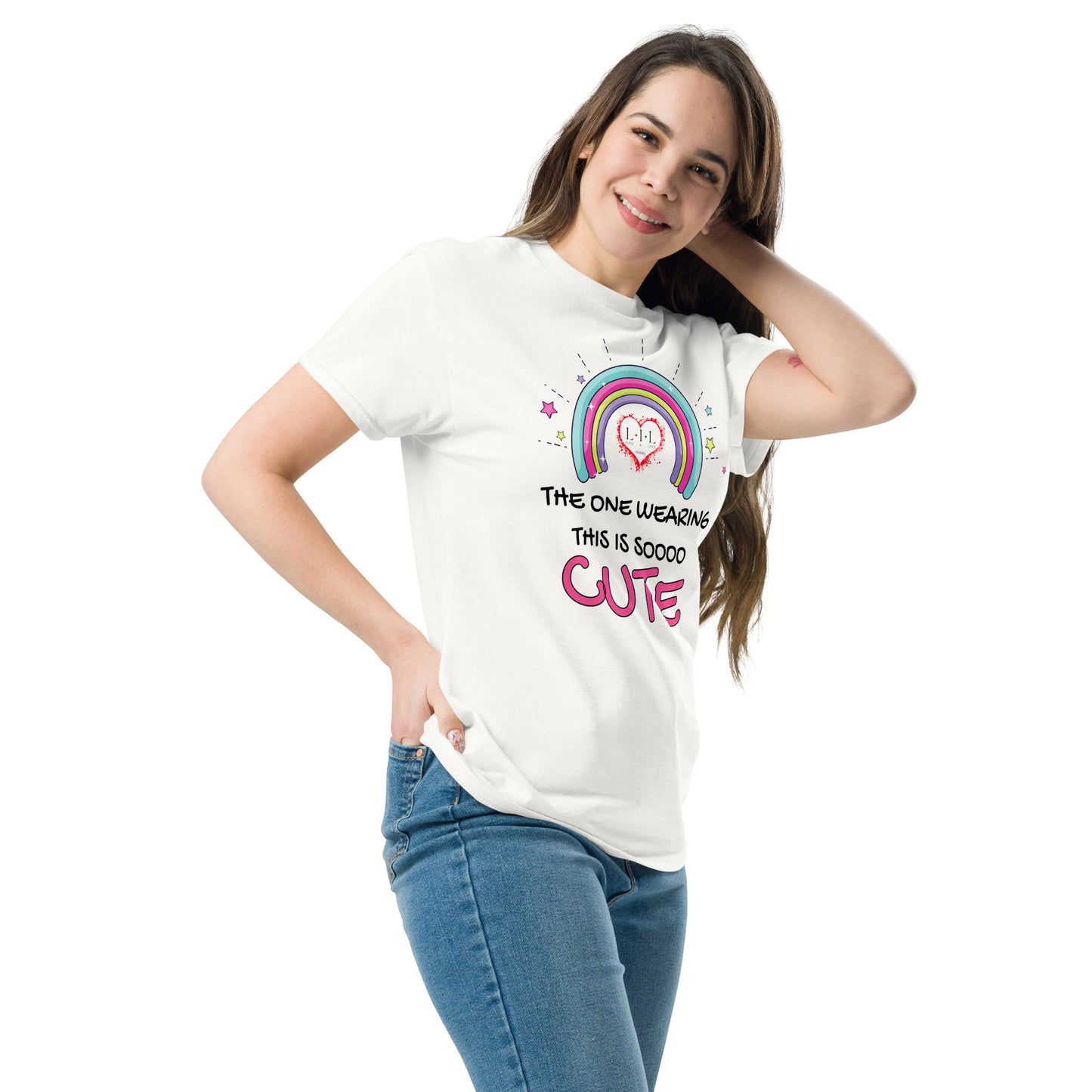 The One Wearing This Is Cute Unisex Classic Tee