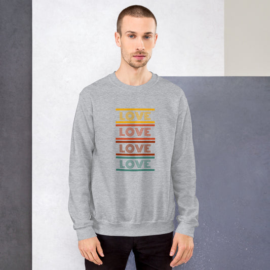 Love Love Love Unisex Sweatshirt