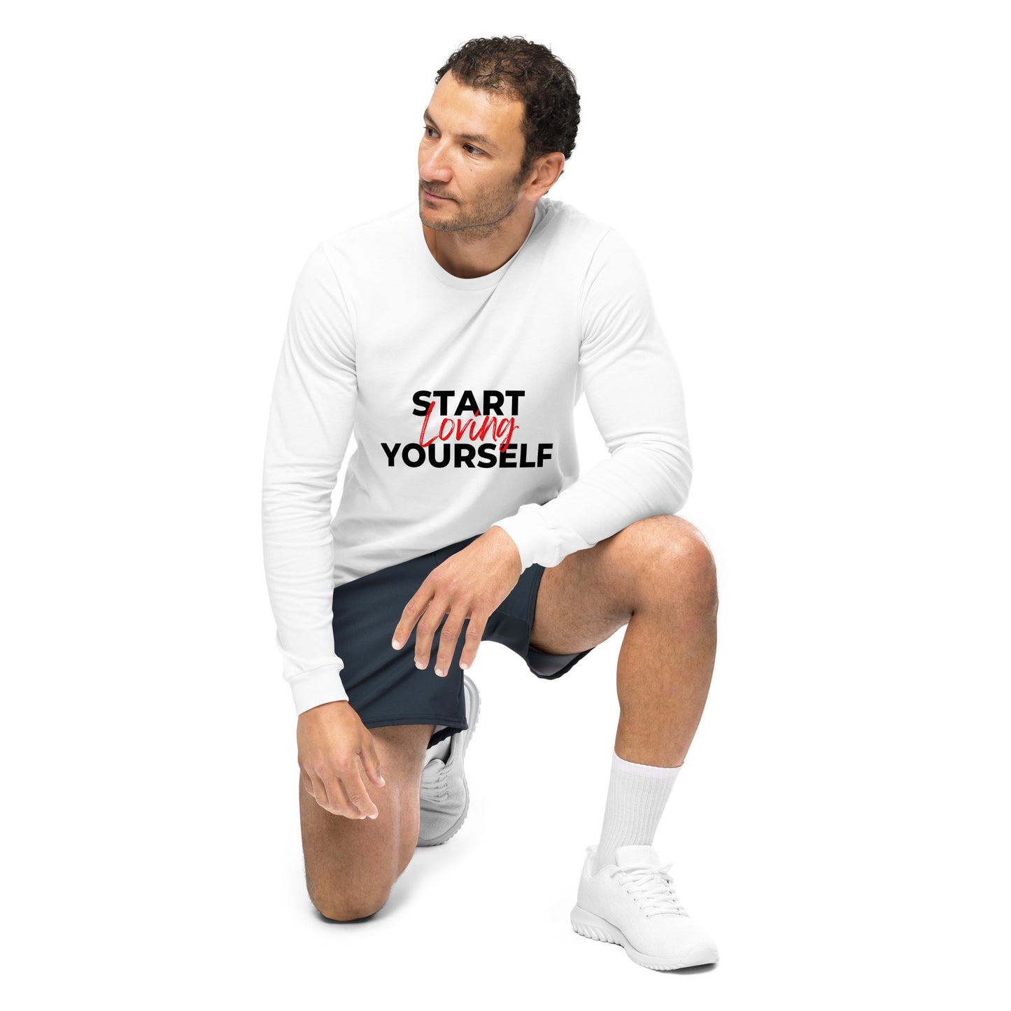 Start Loving Yourself Unisex Long Sleeve Tee