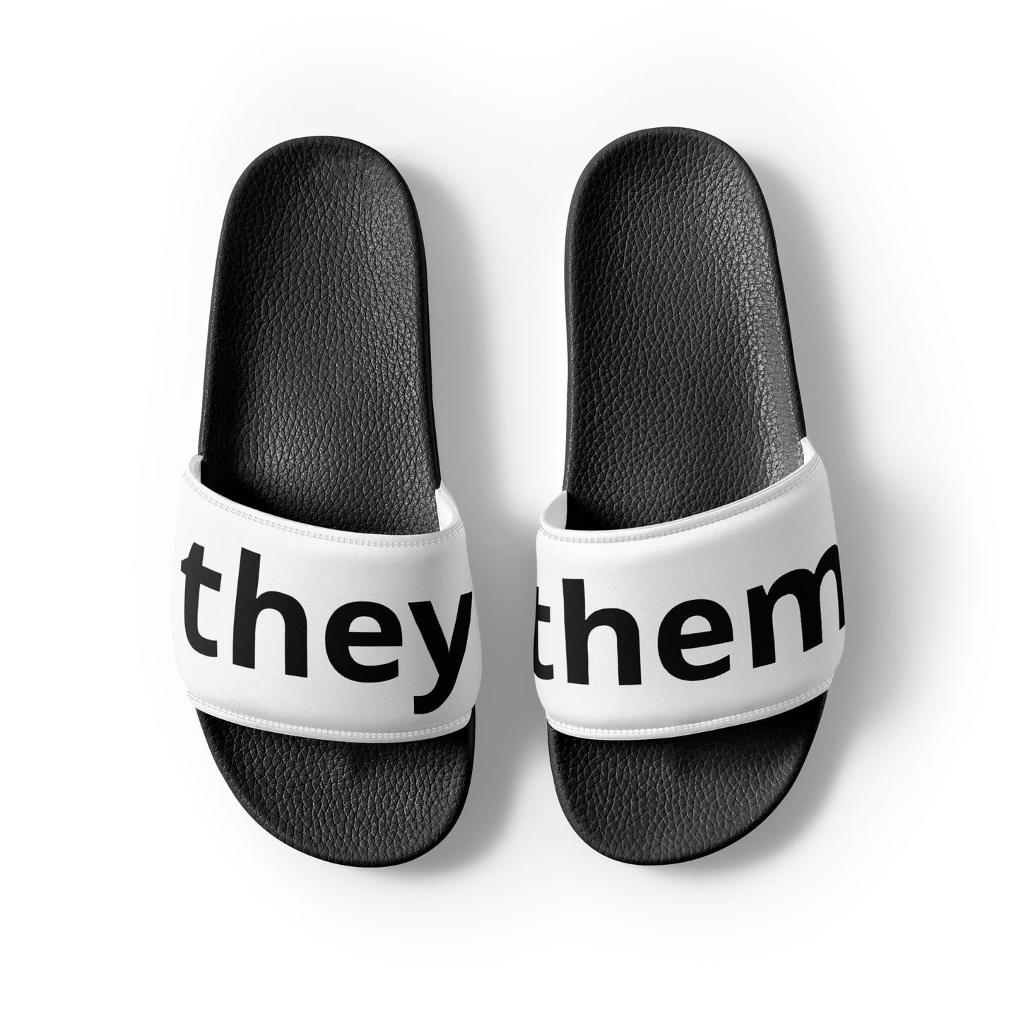 + Brand they/them Pronouns Slides (Sizes EU36/UK3/US5.5 - EU44/UK9/US11.5)