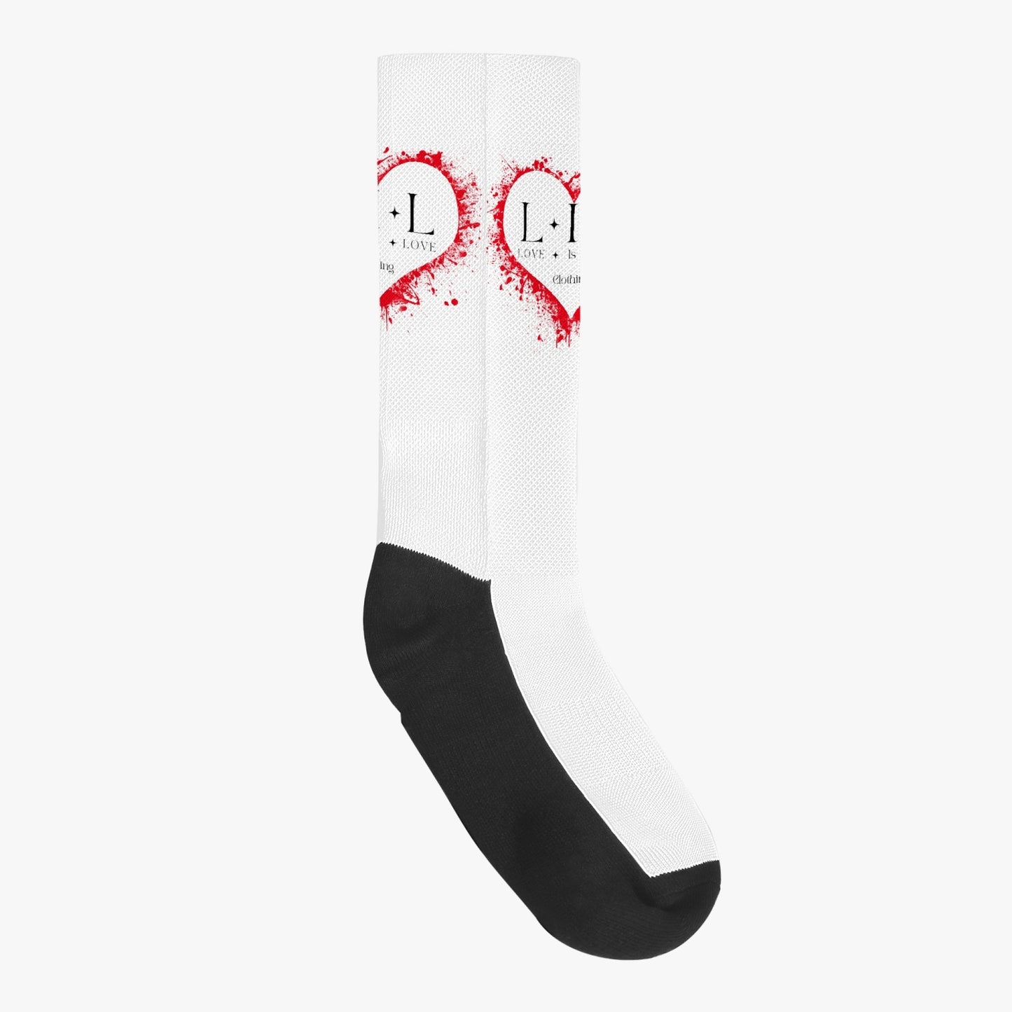 Love Is Love Logo Reinforced Sports Socks