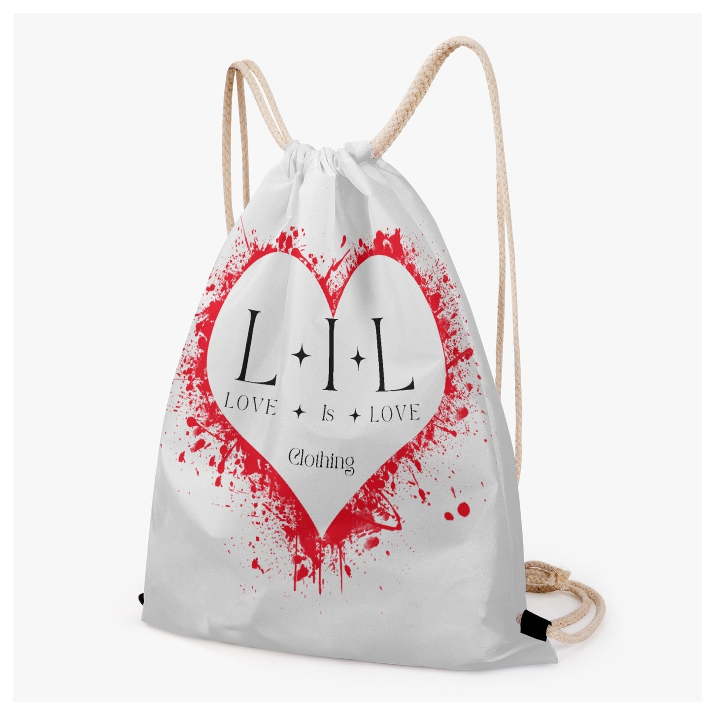 Love Is Love Drawstring Bag