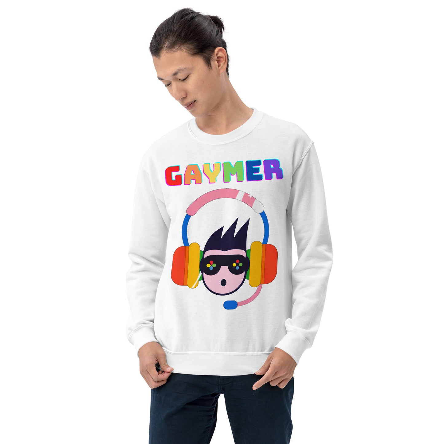 Gaymer Headphones Unisex Sweatshirt
