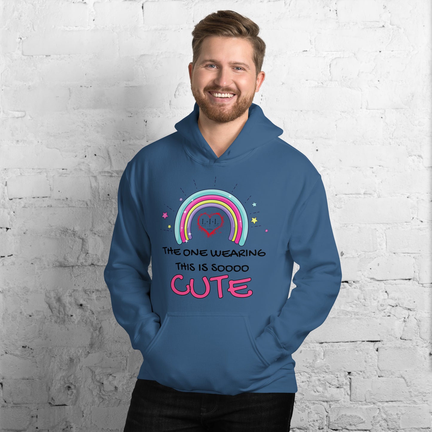 The One Wearing This Is Cute Unisex Hoodie