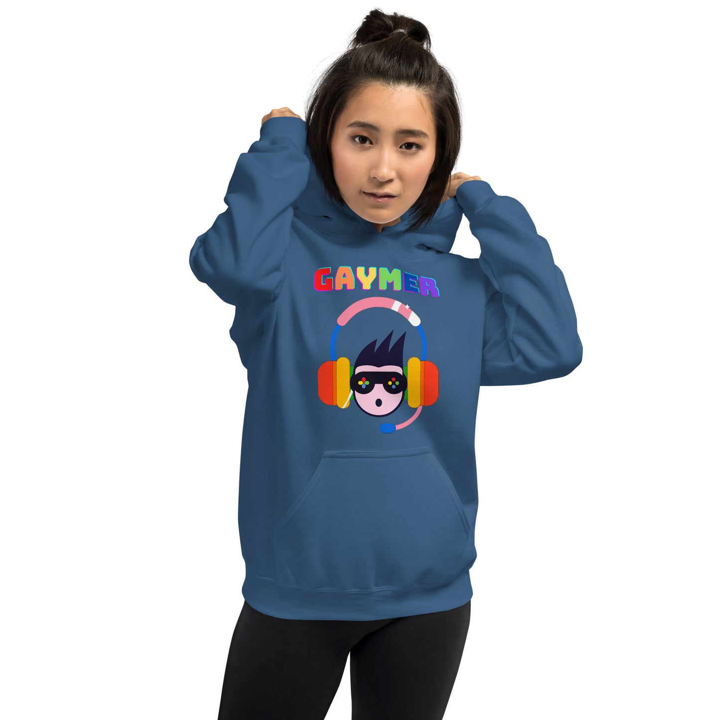 Gaymer Headphones Unisex Hoodie