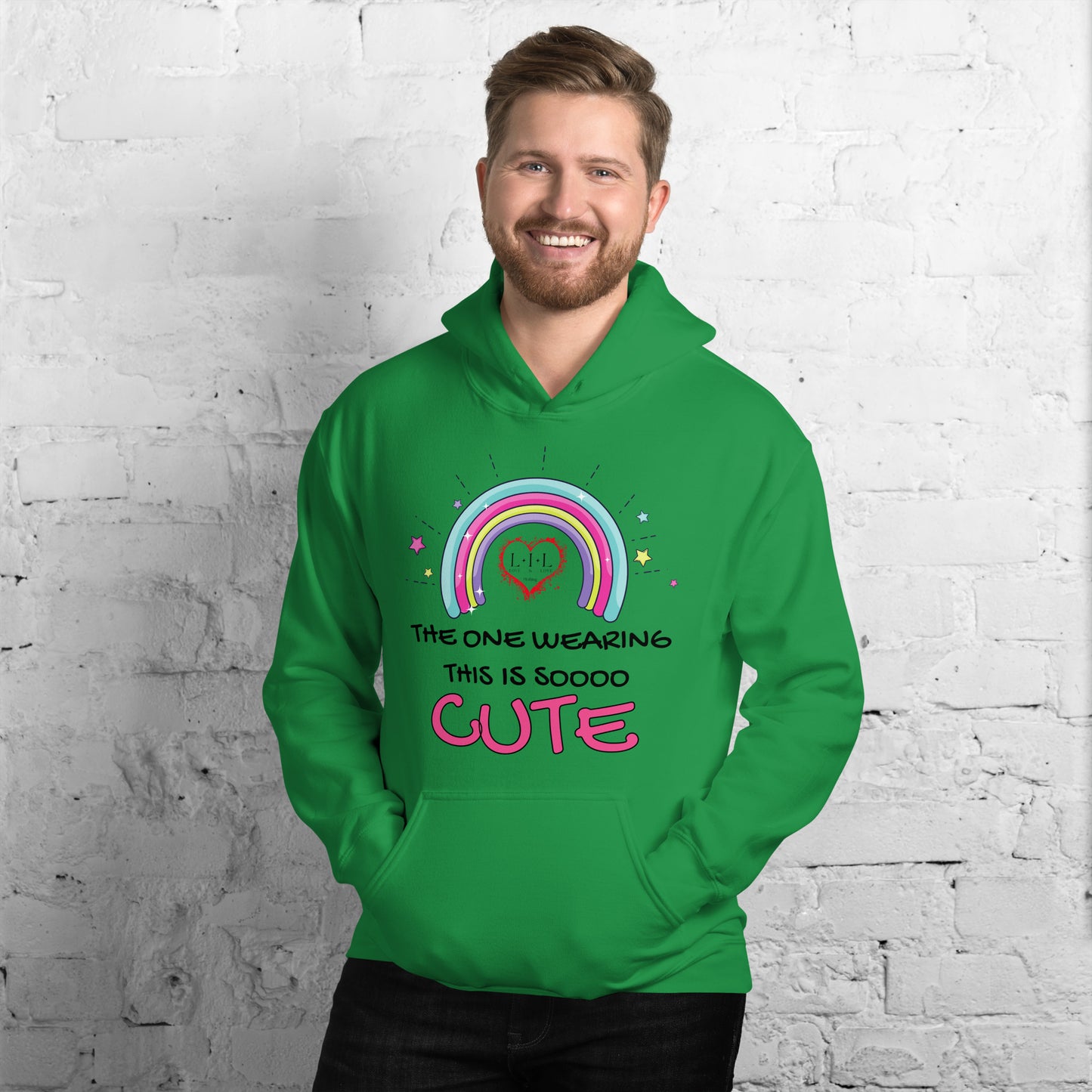 The One Wearing This Is Cute Unisex Hoodie