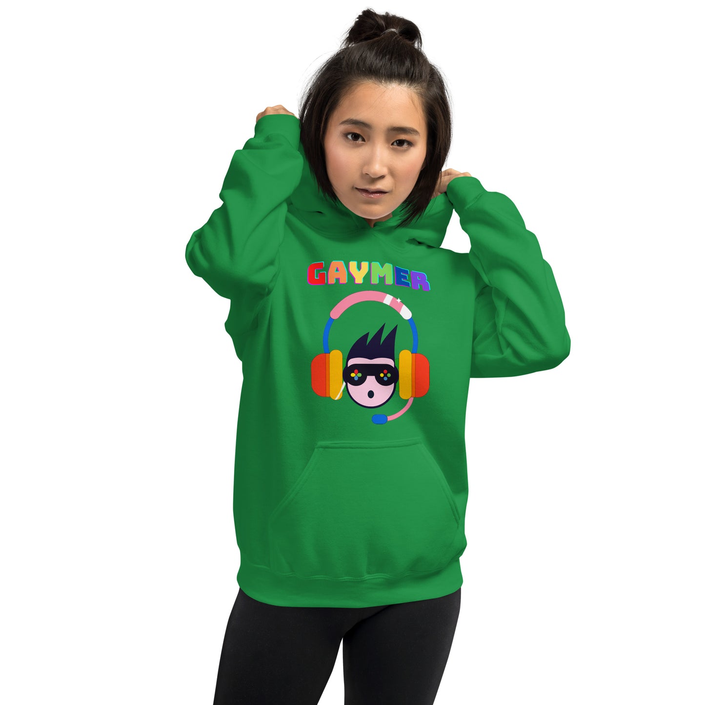 Gaymer Headphones Unisex Hoodie