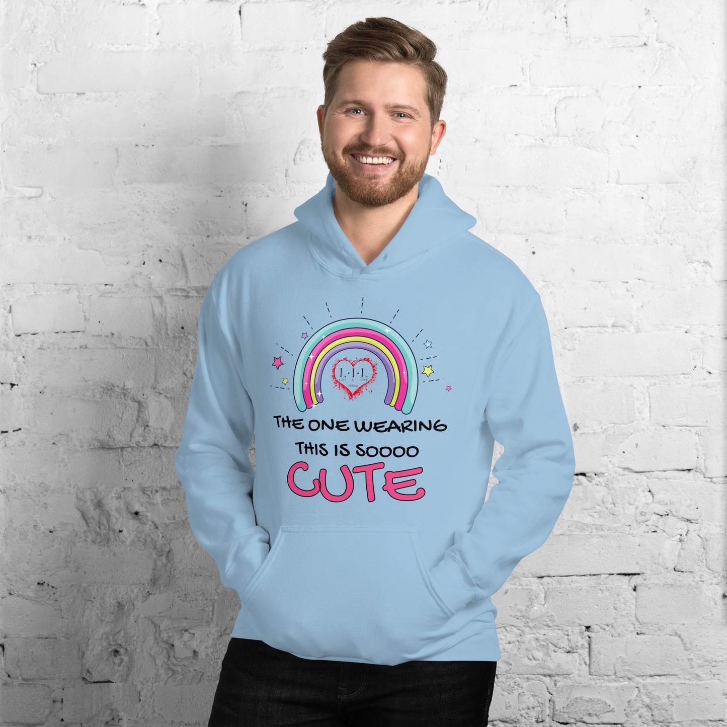 The One Wearing This Is Cute Unisex Hoodie