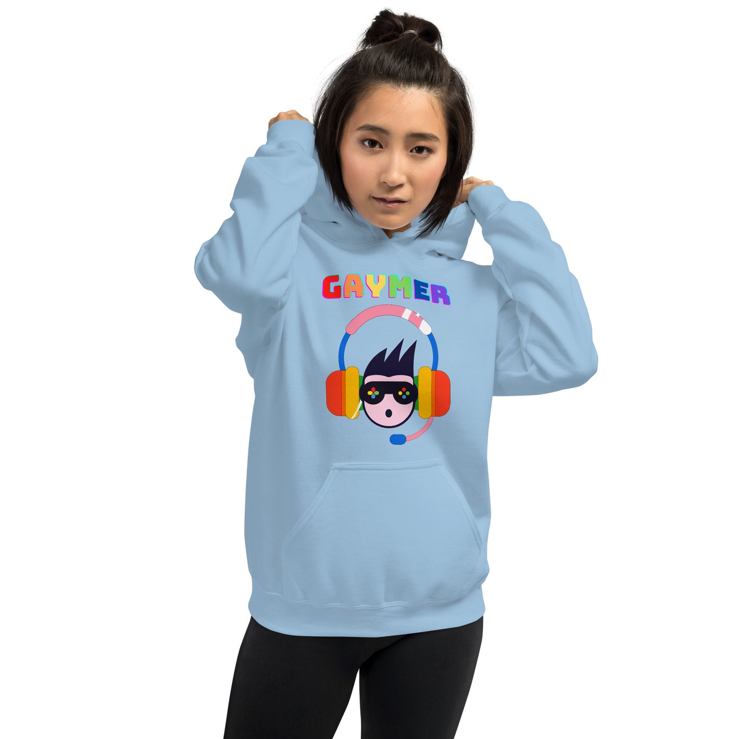 Gaymer Headphones Unisex Hoodie