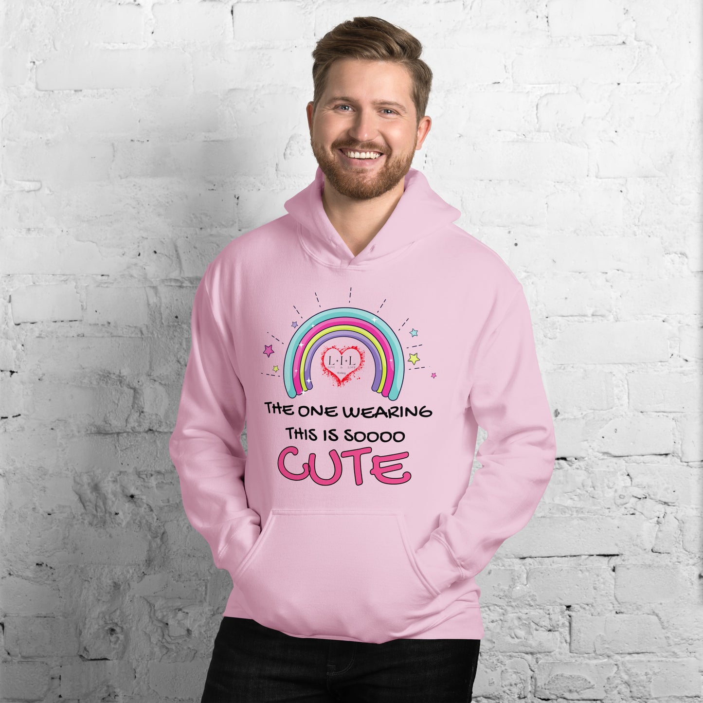 The One Wearing This Is Cute Unisex Hoodie