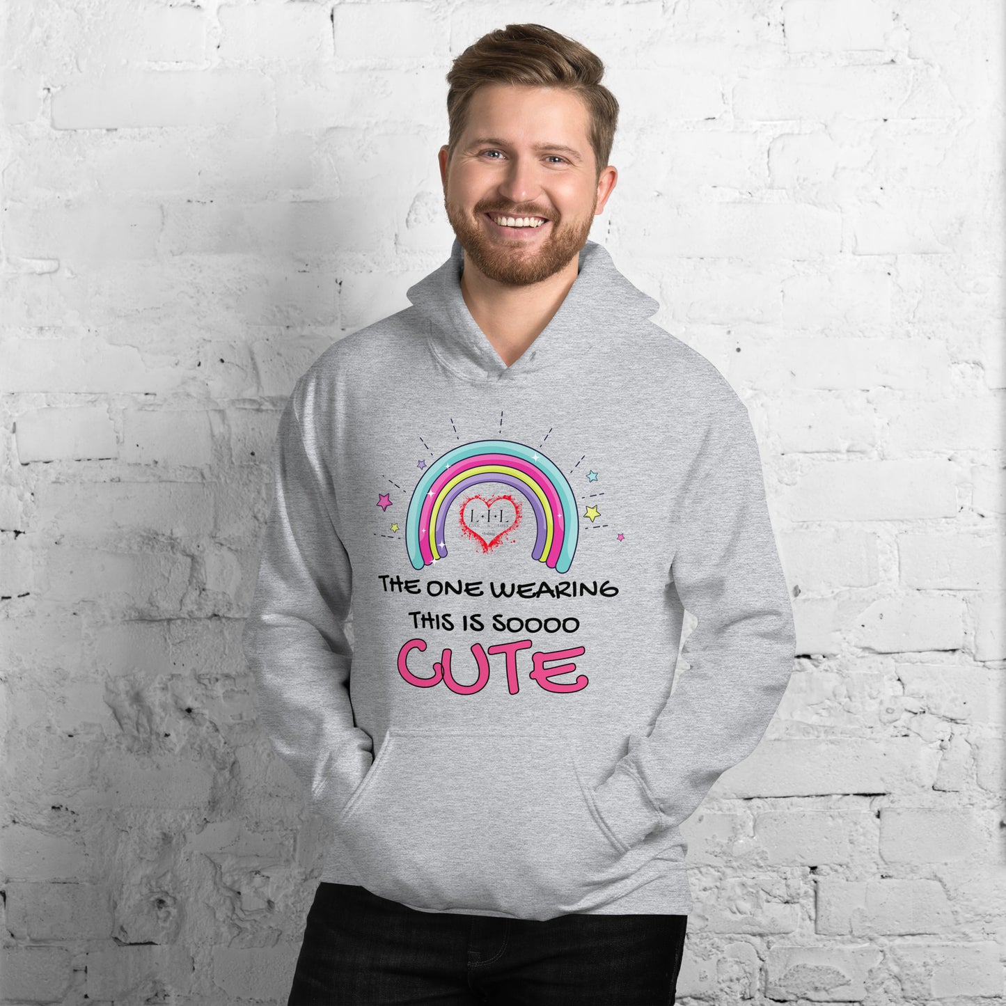 The One Wearing This Is Cute Unisex Hoodie