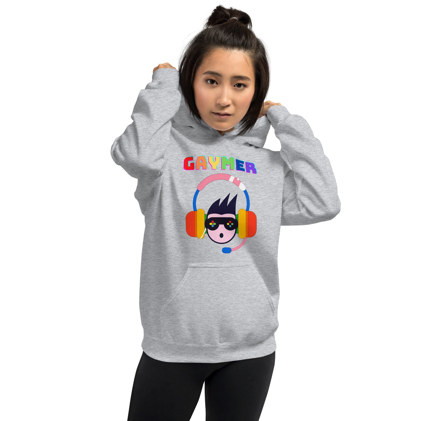 Gaymer Headphones Unisex Hoodie