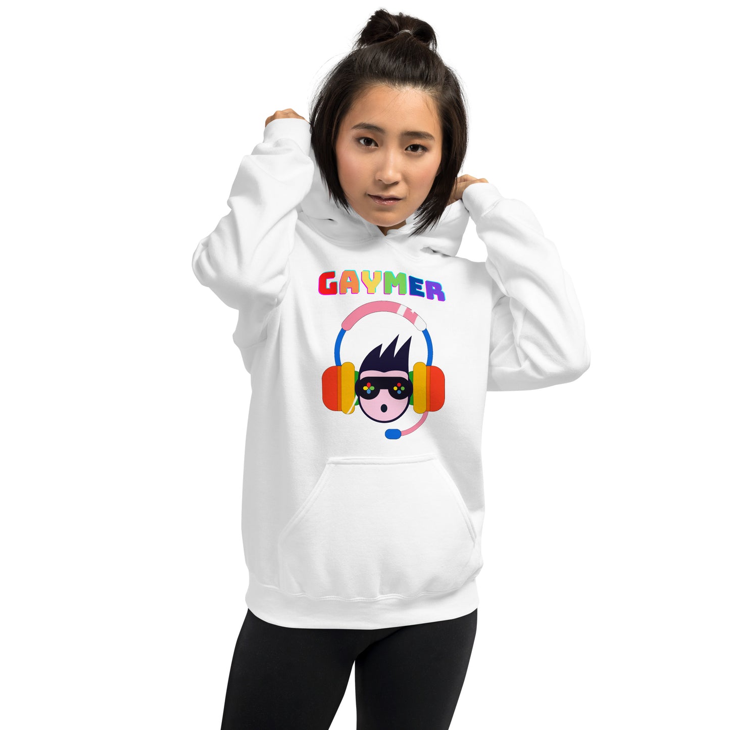 Gaymer Headphones Unisex Hoodie