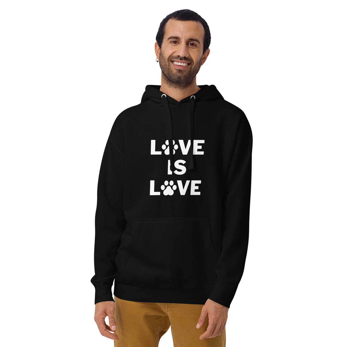 Paw Love is Love Unisex Hoodie