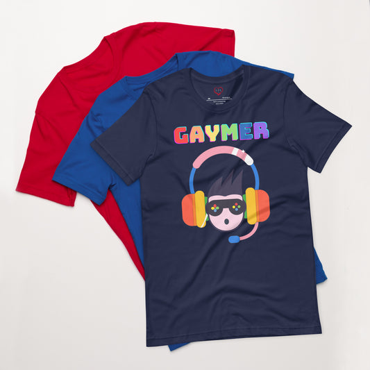 Gaymer Headphones Unisex t-shirt