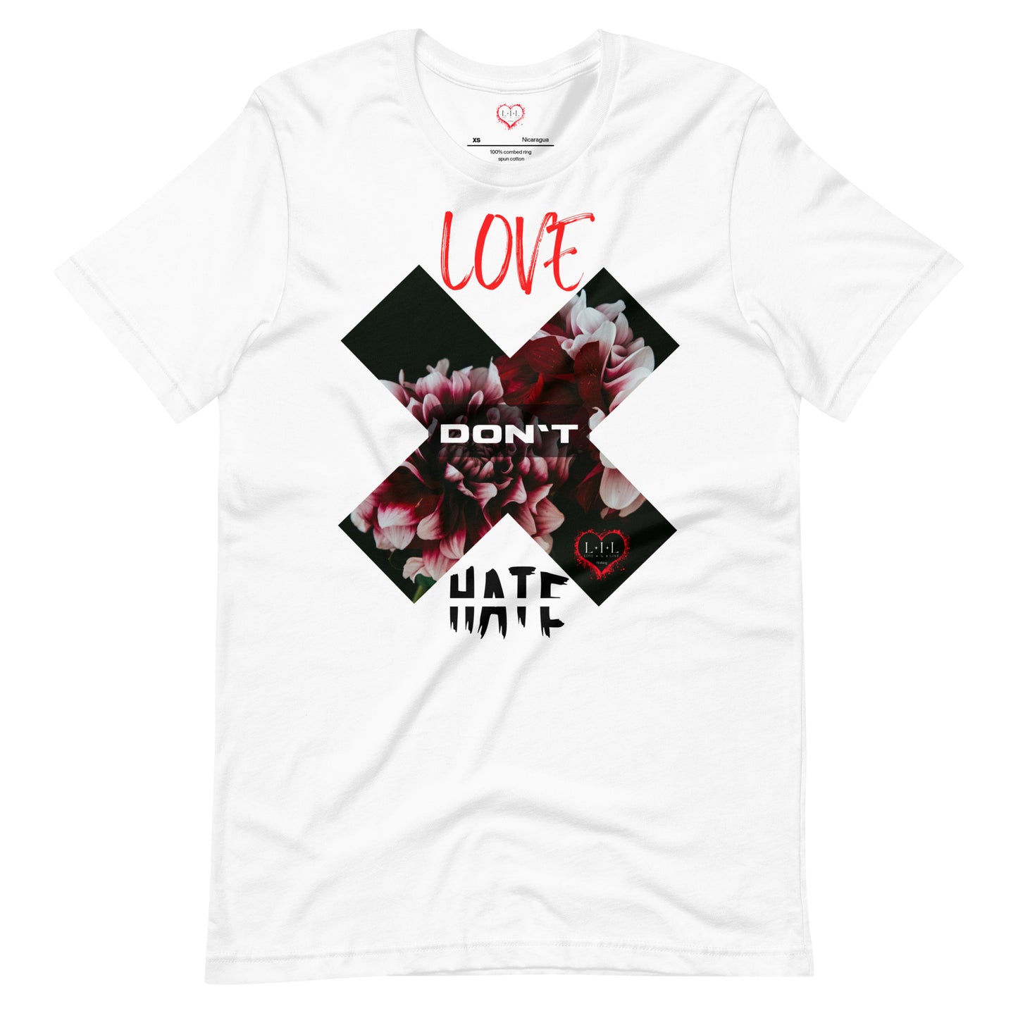 Love Don't Hate Unisex t-shirt